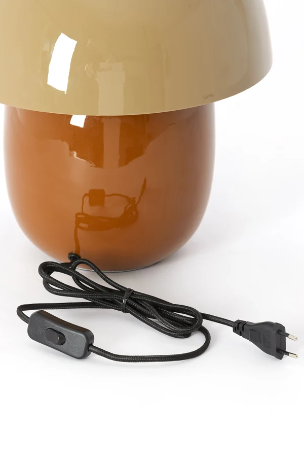 Table lamp 30x34 cm MIMOSA sand+brown