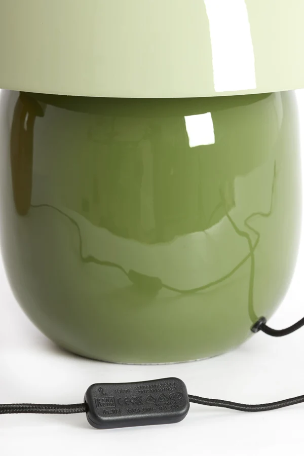 Table lamp 30x34 cm MIMOSA olive green+light green