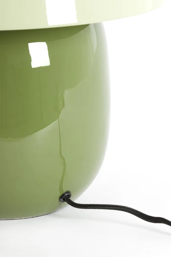 Table lamp 30x34 cm MIMOSA olive green+light green