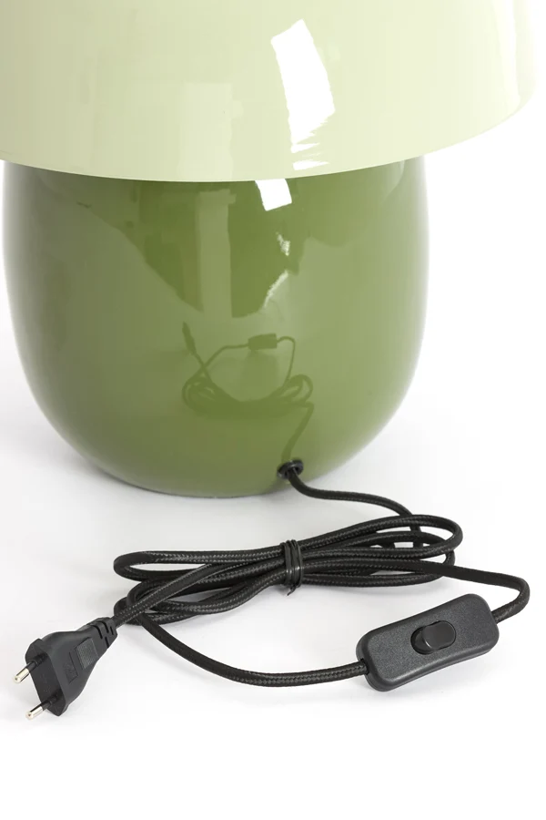 Table lamp 30x34 cm MIMOSA olive green+light green