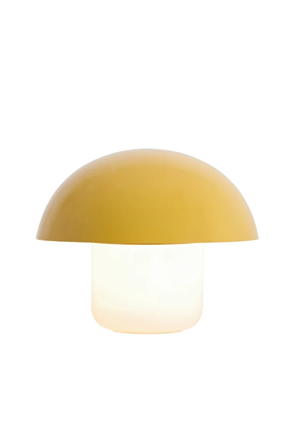Table lamp 30x25 cm ANIVA shiny yellow