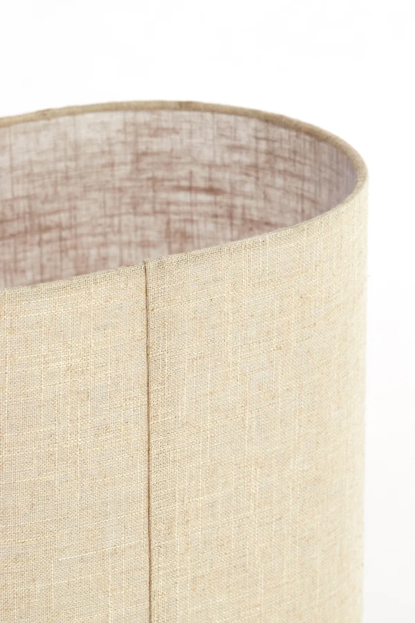 Table lamp 30x20x94 cm LASLO wood natural+linen natural