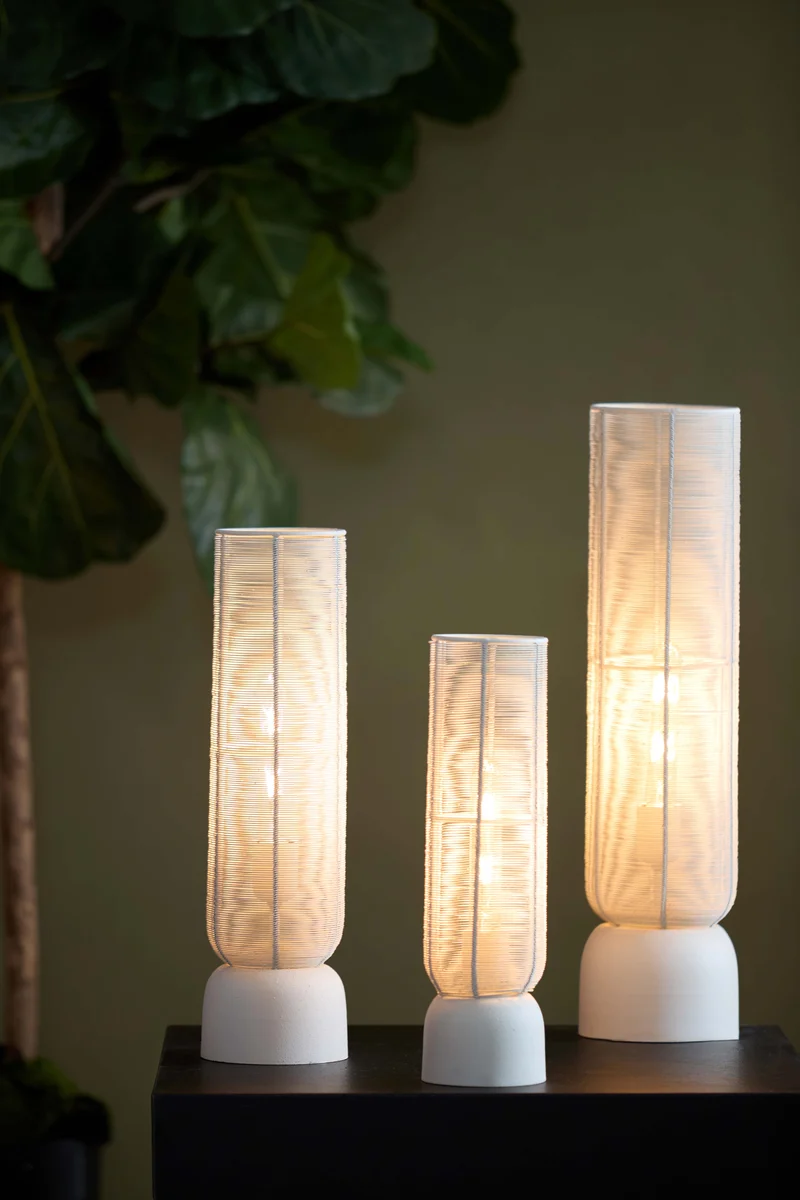 Table lamp 13,5x49,5 cm LEZUZA cream