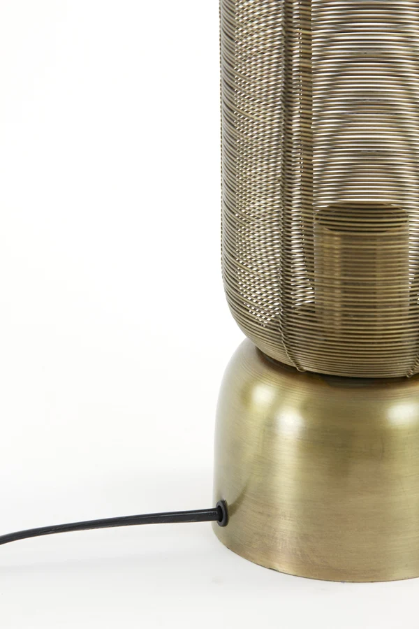 Table lamp 13,5x49,5 cm LEZUZA antique bronze