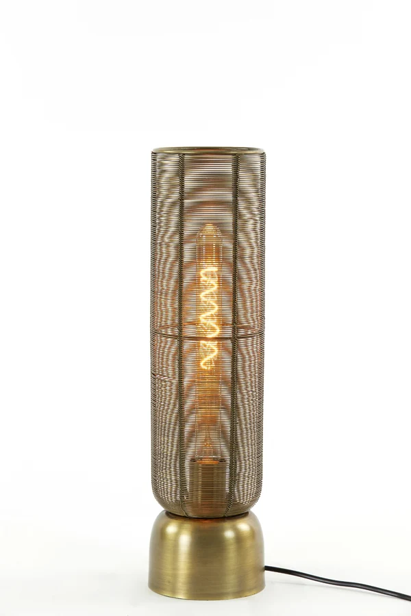 Table lamp 13,5x49,5 cm LEZUZA antique bronze