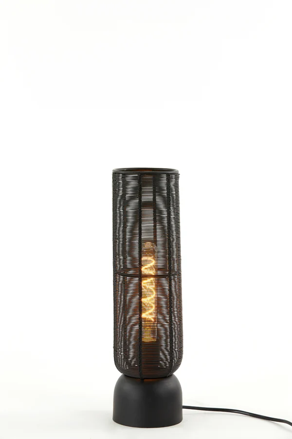 Table lamp 11x39,5 cm LEZUZA matt black