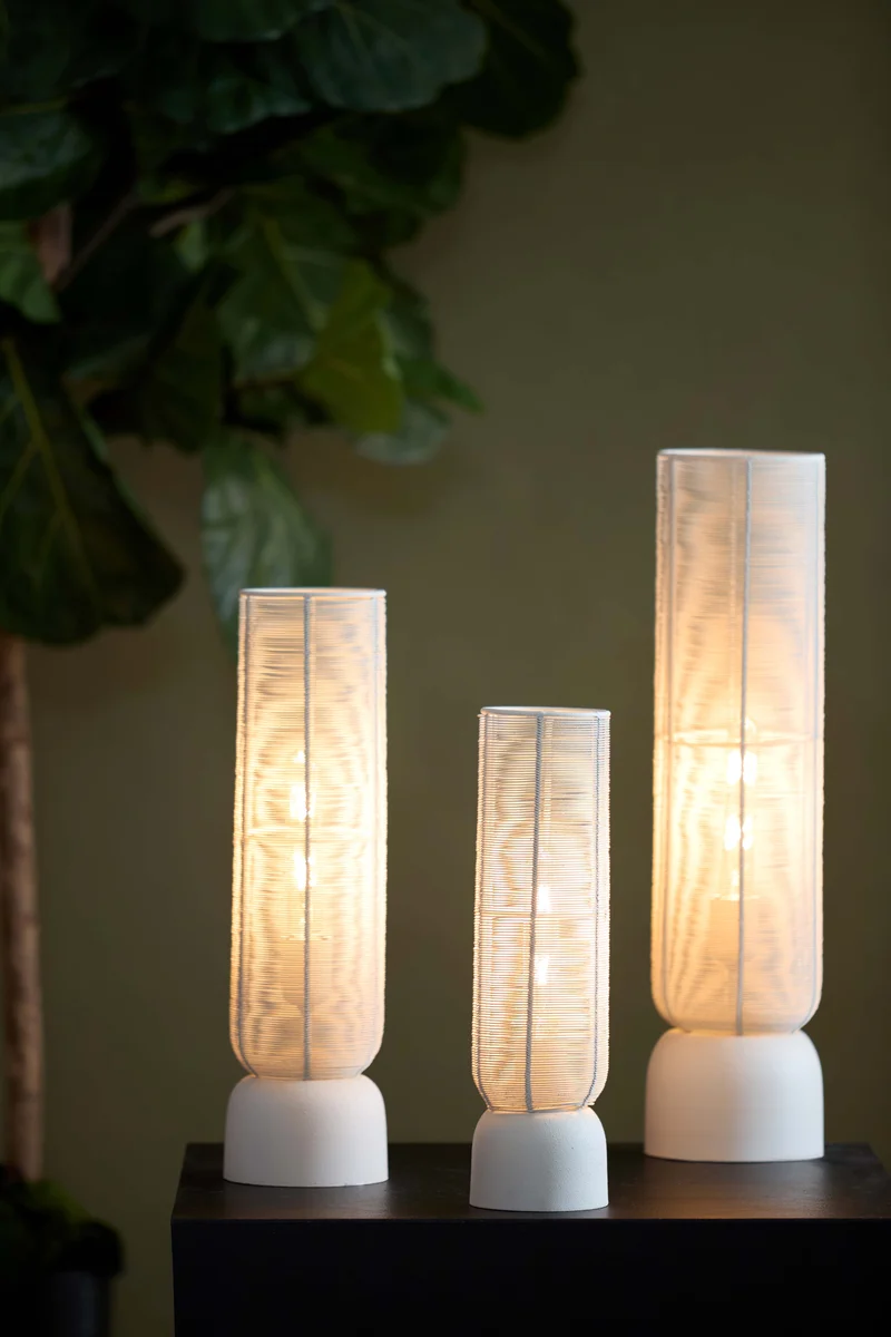 Table lamp 11x39,5 cm LEZUZA cream