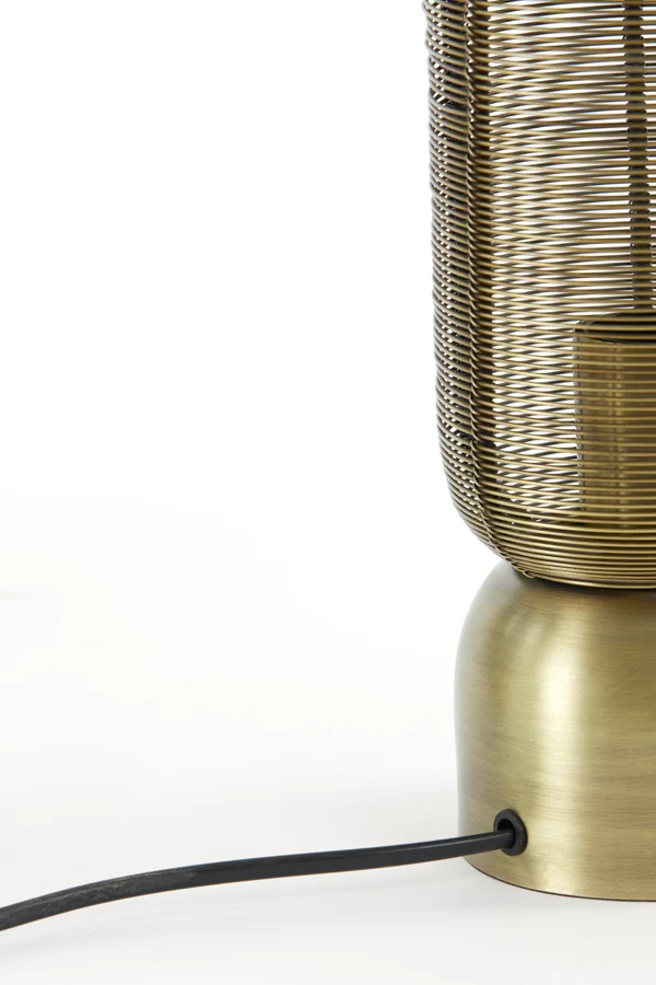 Table lamp 11x39,5 cm LEZUZA antique bronze