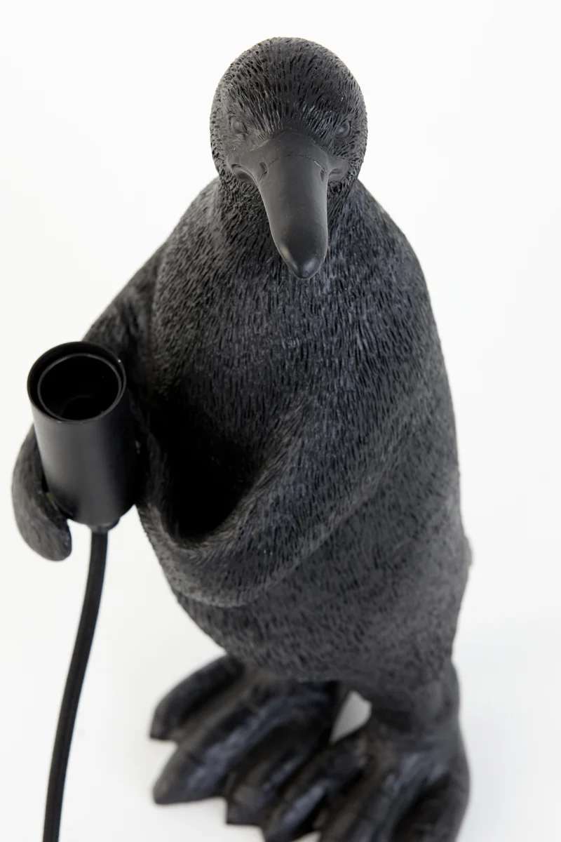 Table lamp E14 16x13x34 cm PENGUIN matt black