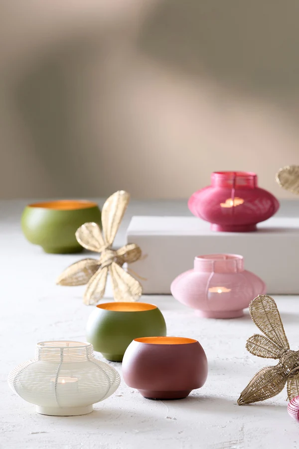 Tealight 12x7 cm SESTINO matt cream