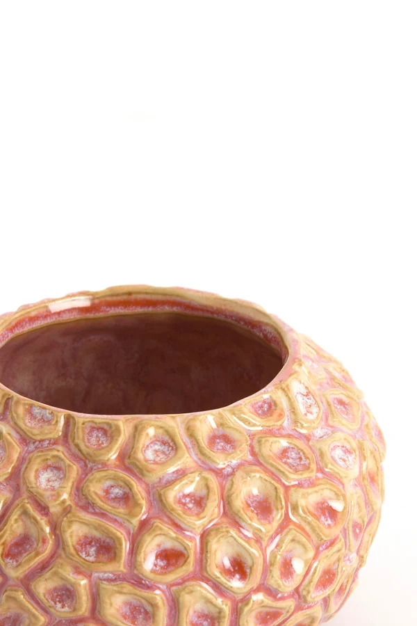 Tealight 12x7,5 cm CAREZZA ceramics light pink