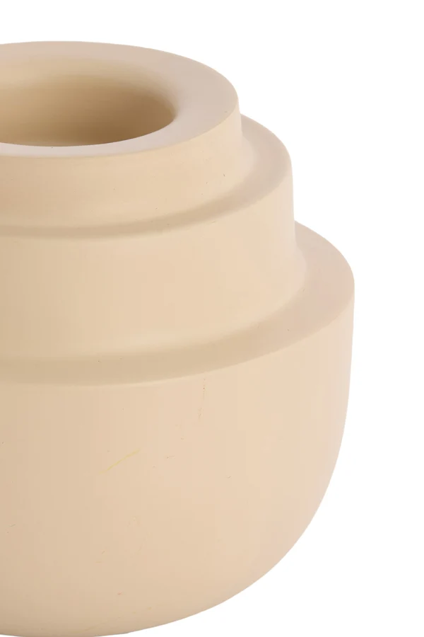 Tealight 12x10 cm SALUZZO matt sand