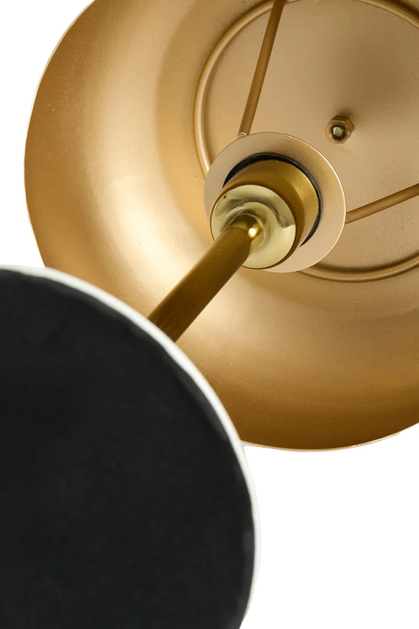 Table lamp 22x34 cm SURIN shiny coral+gold