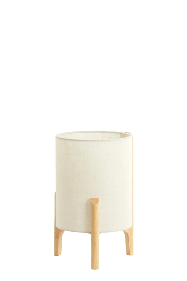 Table lamp 22x33 cm LITTO natural+linen white