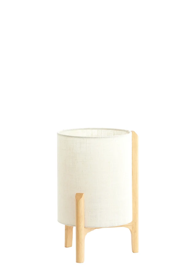 Table lamp 22x33 cm LITTO natural+linen white
