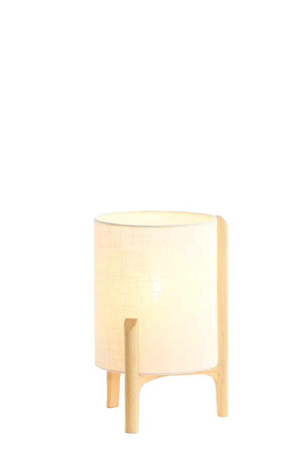 Table lamp 22x33 cm LITTO natural+linen white