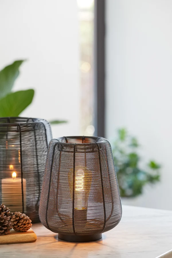 Table lamp 22x26 cm ADETA matt black