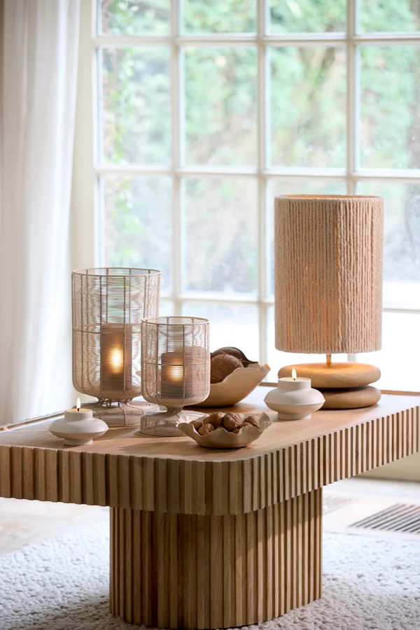Tealight 20x34 cm DIOSO cream