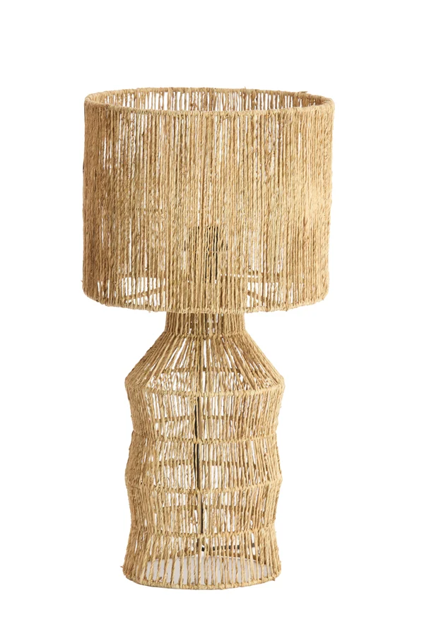 Table lamp 28x56 cm TIDEA jute natural