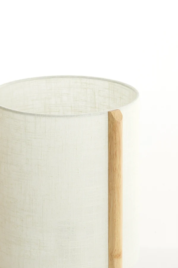 Table lamp 28x44 cm LITTO natural+linen white