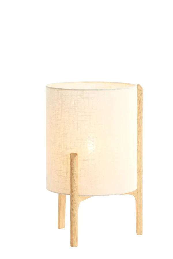 Table lamp 28x44 cm LITTO natural+linen white
