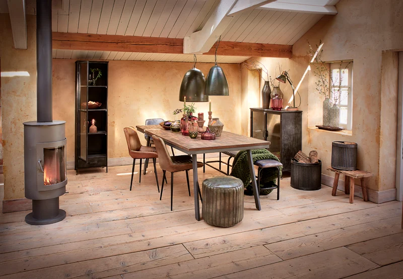 Stool 50x31x37 cm CEDRO brown