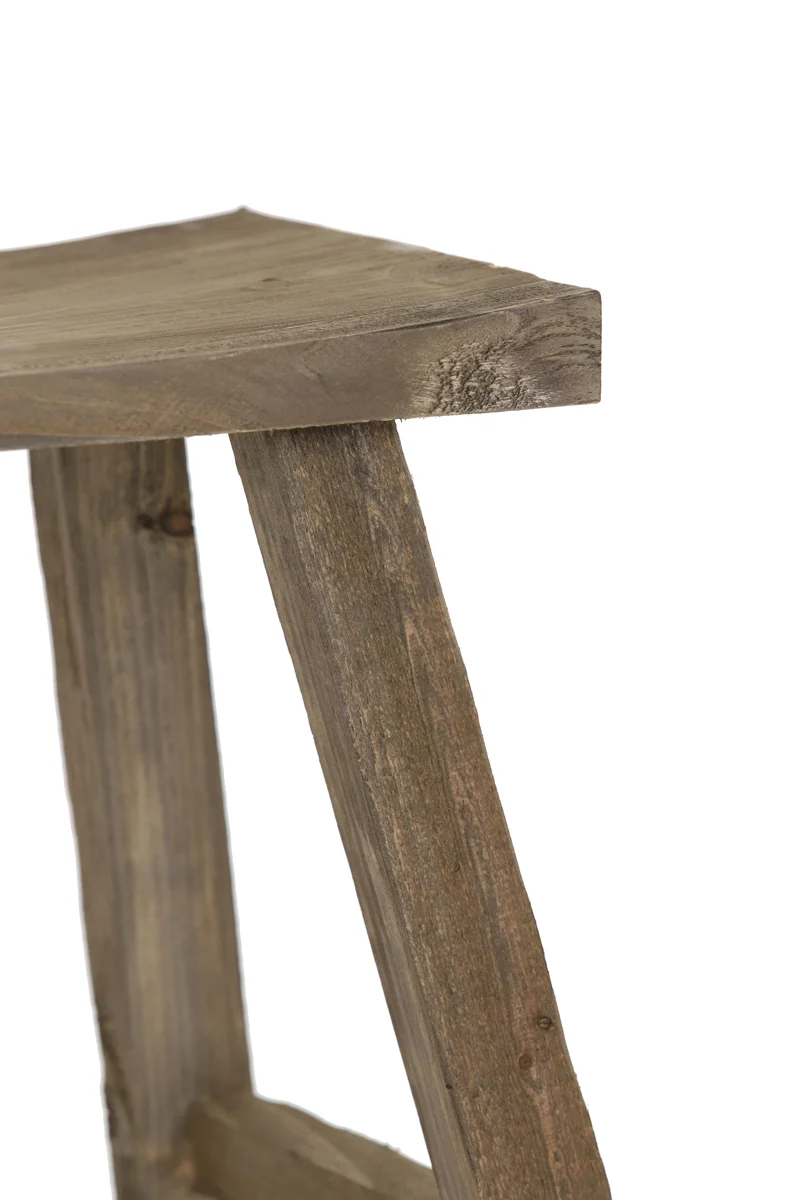 Stool 47x24x50 cm SANZA wood natural
