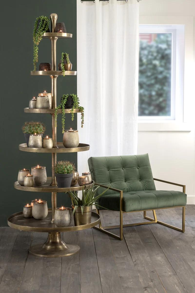 Stand 6 layers 80x200 cm HOKKSUND antique bronze