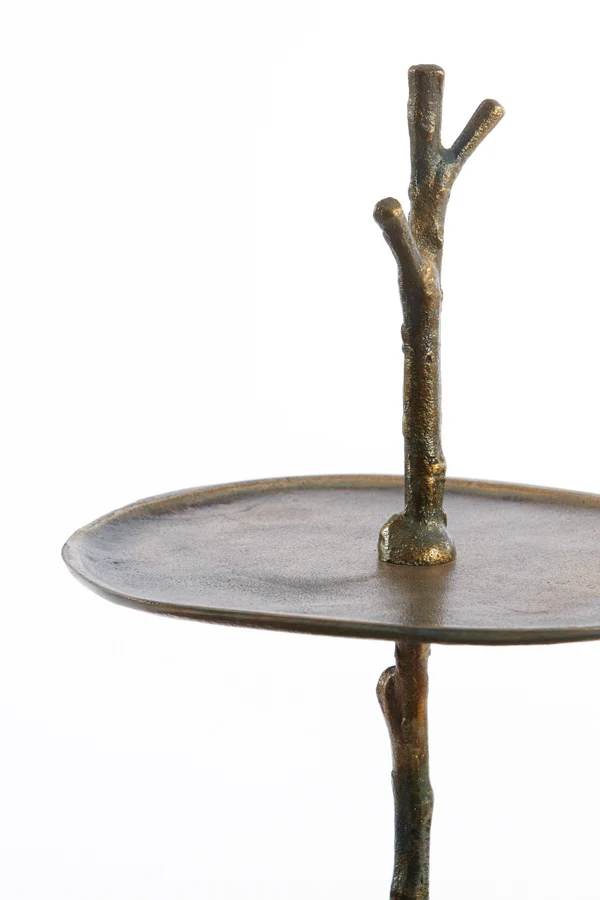 Stand 3 layers 35x31x45 cm TRESA antique bronze