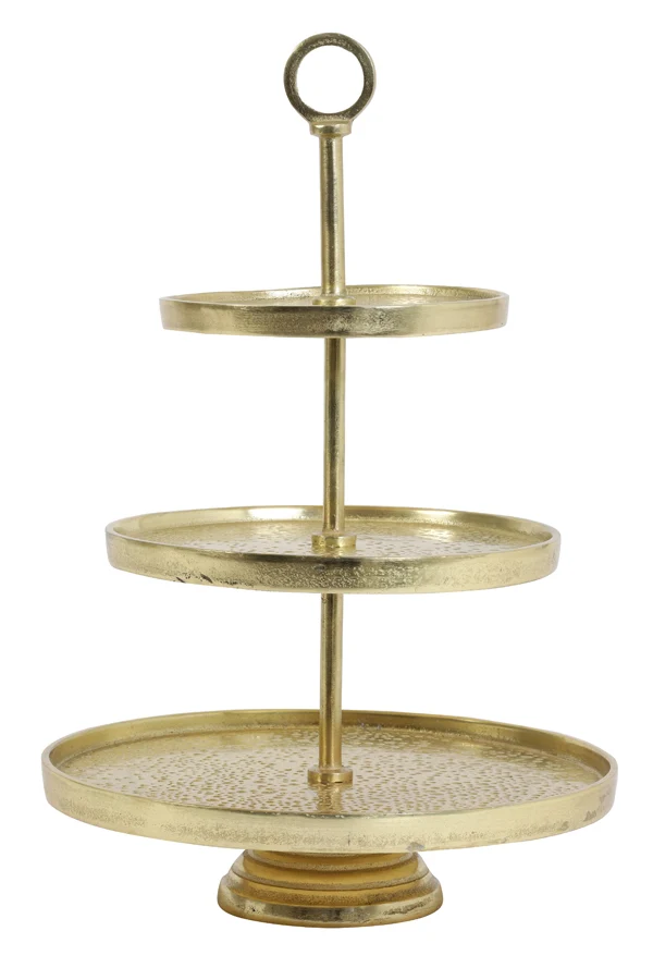 Stand 3 layers 32x48 cm LUTEK gold