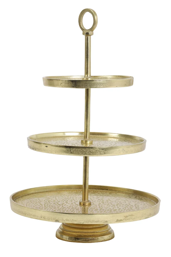 Stand 3 layers 32x48 cm LUTEK gold