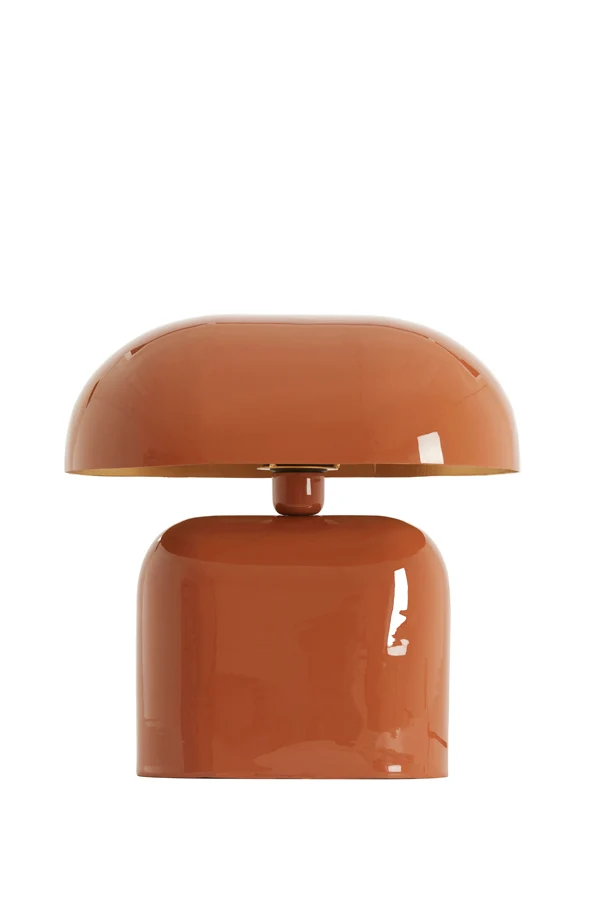 Table lamp 37x26x37 cm TODD shiny dark orange