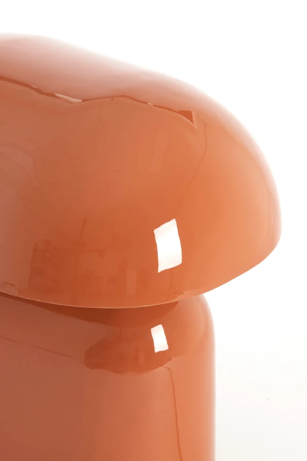 Table lamp 37x26x37 cm TODD shiny dark orange