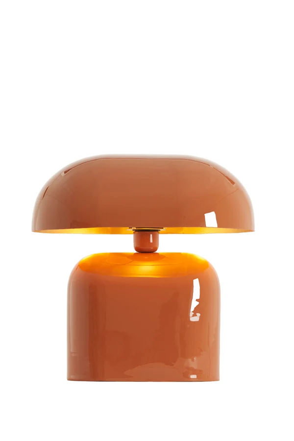 Table lamp 37x26x37 cm TODD shiny dark orange