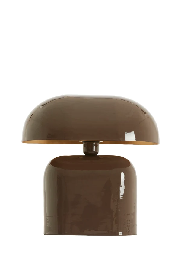 Table lamp 37x26x37 cm TODD shiny dark brown