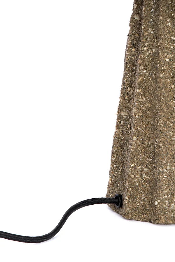 Table lamp 36x48 cm CHRISTIO texture dark grey