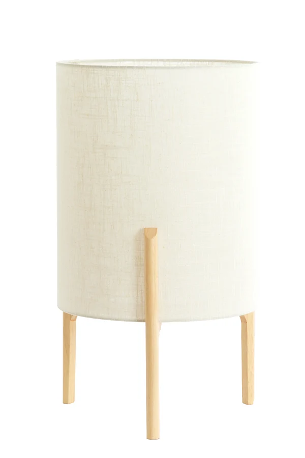 Table lamp 35x58 cm LITTO natural+linen white