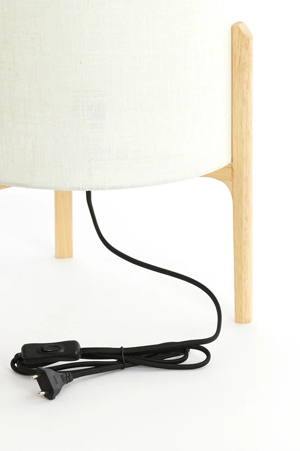Table lamp 35x58 cm LITTO natural+linen white