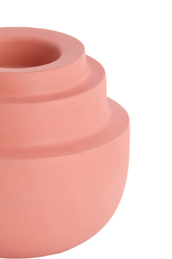 Tealight 12x10 cm SALUZZO matt light pink