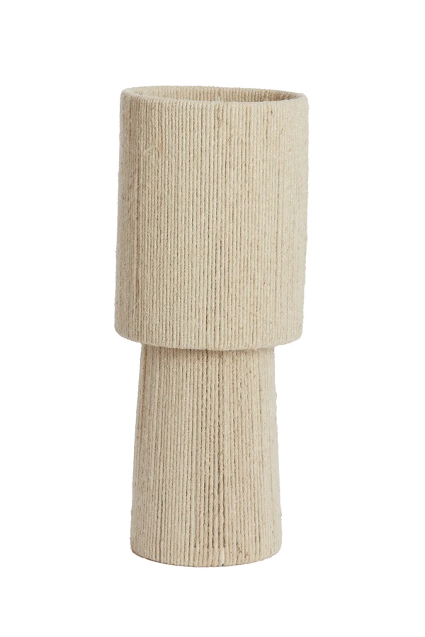 Table lamp 21,5x54,5 cm PITINO jute cream