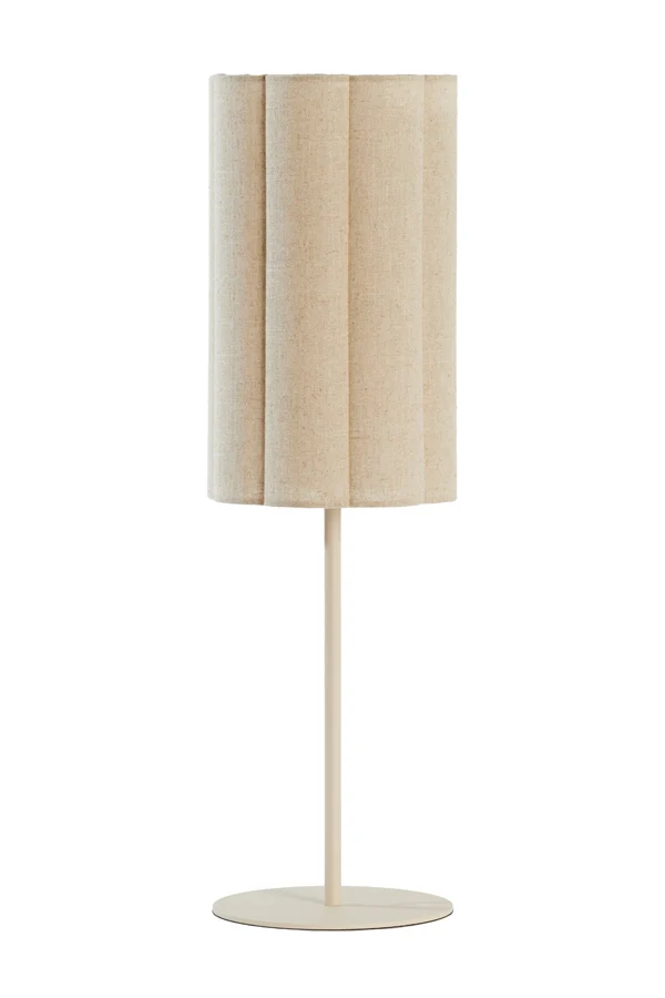 Table lamp 20x70 cm FRINGE natural+cream