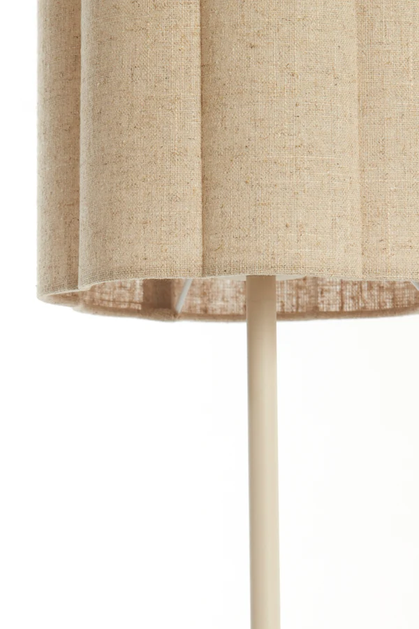 Table lamp 20x70 cm FRINGE natural+cream