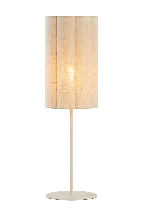 Table lamp 20x70 cm FRINGE natural+cream