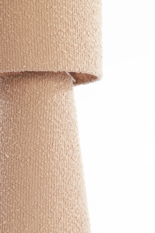 Table lamp 20x58 cm MIKKEL bouclé sand