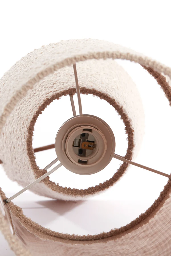 Table lamp 20x58 cm MIKKEL bouclé sand