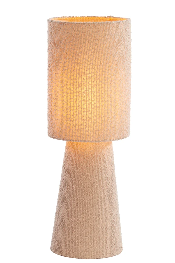 Table lamp 20x58 cm MIKKEL bouclé sand