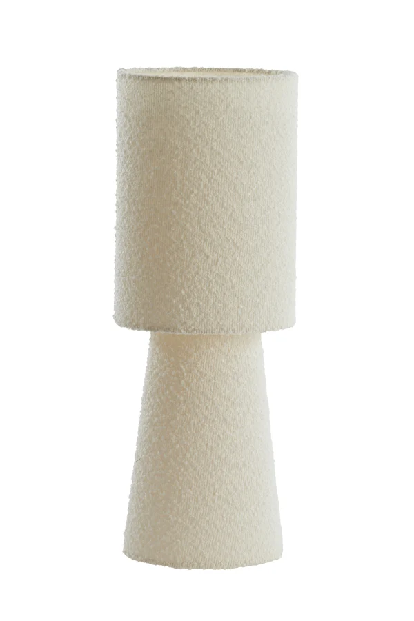 Table lamp 20x58 cm MIKKEL bouclé cream