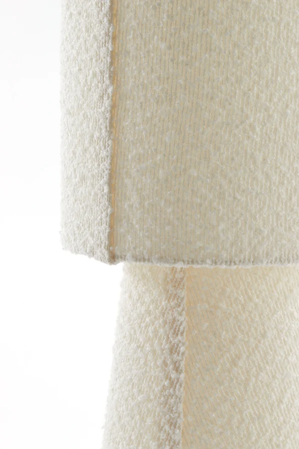 Table lamp 20x58 cm MIKKEL bouclé cream
