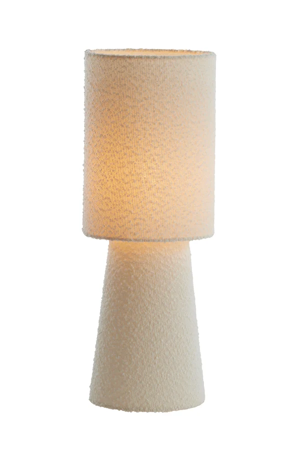 Table lamp 20x58 cm MIKKEL bouclé cream