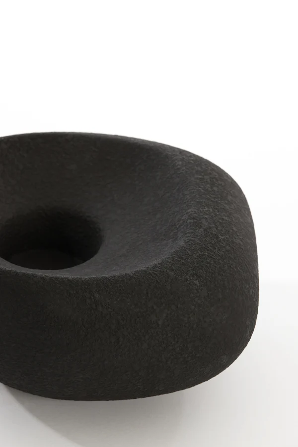 Tealight 20,5x20,5x12 cm ALKA ceramics black